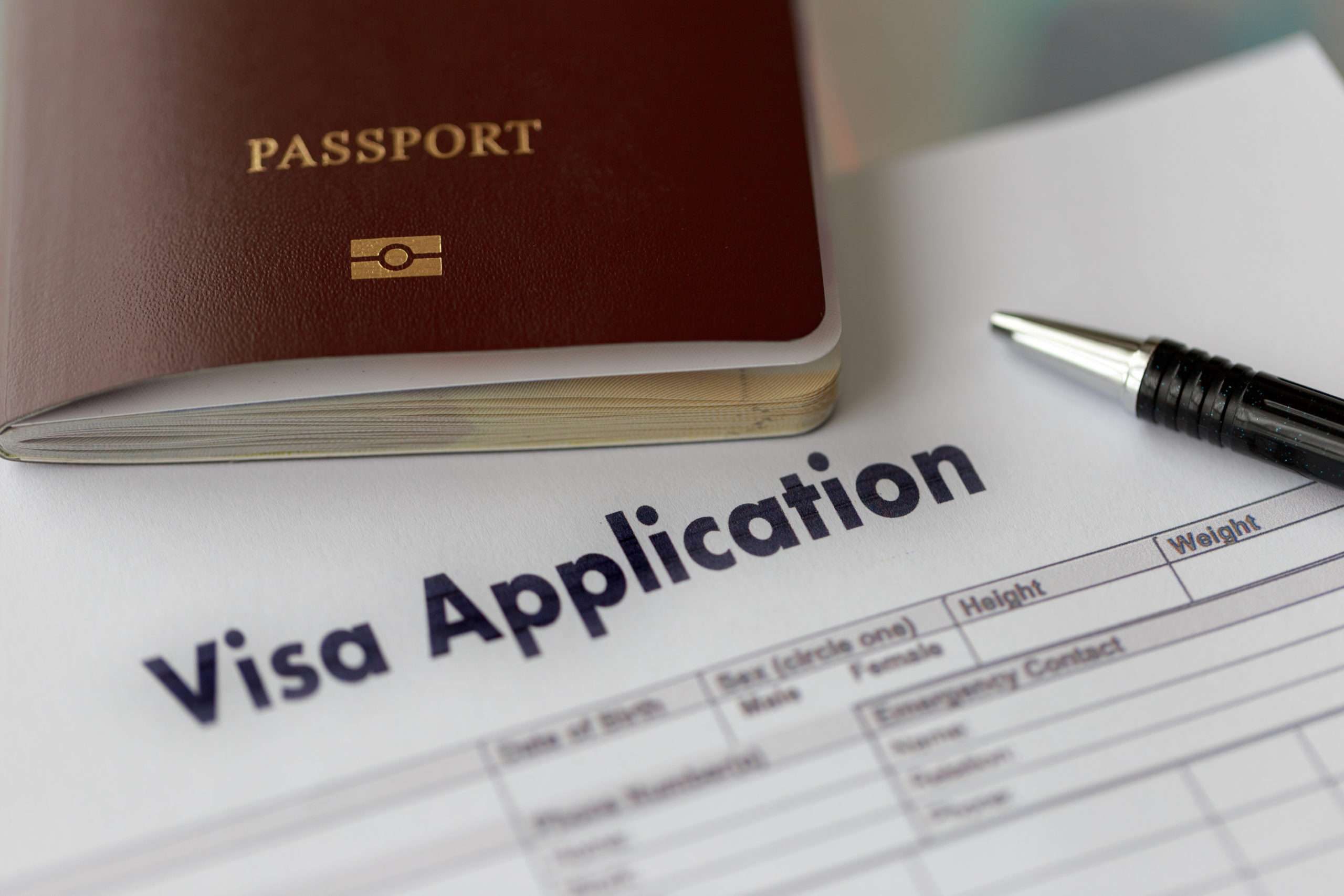 Visa,Application,Form,To,Travel,Immigration,A,Document